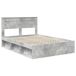 Estructura de cama matrimonial 143x210 Estructura de cama matrimonial 143x210 Gris