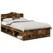 Estructura de cama matrimonial 138x196 Estructura de cama matrimonial 138x196 Gris
