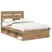 Estructura de cama matrimonial 138x196 Estructura de cama matrimonial 138x196 Gris