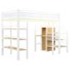 Cama alta para niños 252x98 Cama alta para niños 252x98 Blanco