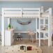 Cama alta para niños Cama alta para niños Blanco