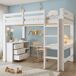 Cama alta para niños Cama alta para niños Blanco