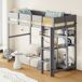 Cama alta para niños 204x96 Cama alta para niños 204x96 Blanco