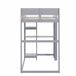 Cama alta para niños 204x96 Cama alta para niños 204x96 Blanco