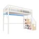 Cama alta para niños 254x95 Cama alta para niños 254x95 Blanco