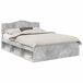 Estructura de cama matrimonial 143x206 Estructura de cama matrimonial 143x206 Gris