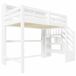 Cama alta para niños 112x253 Cama alta para niños 112x253 Blanco