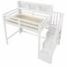 Cama alta para niños 112x253 Cama alta para niños 112x253 Blanco
