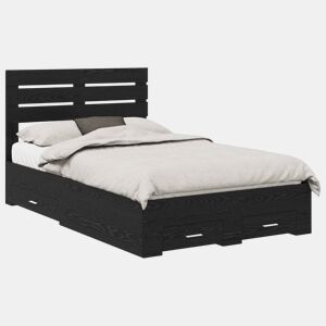 Estrutura da Cama de casal moderno para adultos com gaveta com cabeceira Madeira processada