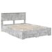 Estructura de cama matrimonial 143x200 Estructura de cama matrimonial 143x200 Gris