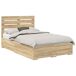 Estructura De Cama Doble Matrimonial 135x190 Estructura De Cama Doble Matrimonial 135x190 Gris