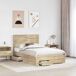 Estructura De Cama Doble Matrimonial 135x190 Estructura De Cama Doble Matrimonial 135x190 Gris