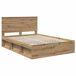 Estructura de cama matrimonial 138x200 Estructura de cama matrimonial 138x200 Gris