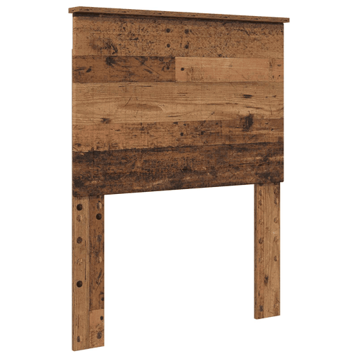 Estrutura de cama de solteiro para adultos com cabeceira Madeira antiga 75 x 190 cm