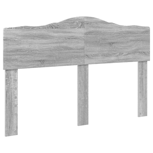 Estrutura da Cama de casal simple com cabeceira Cinza Sonoma 140 x 200 cm
