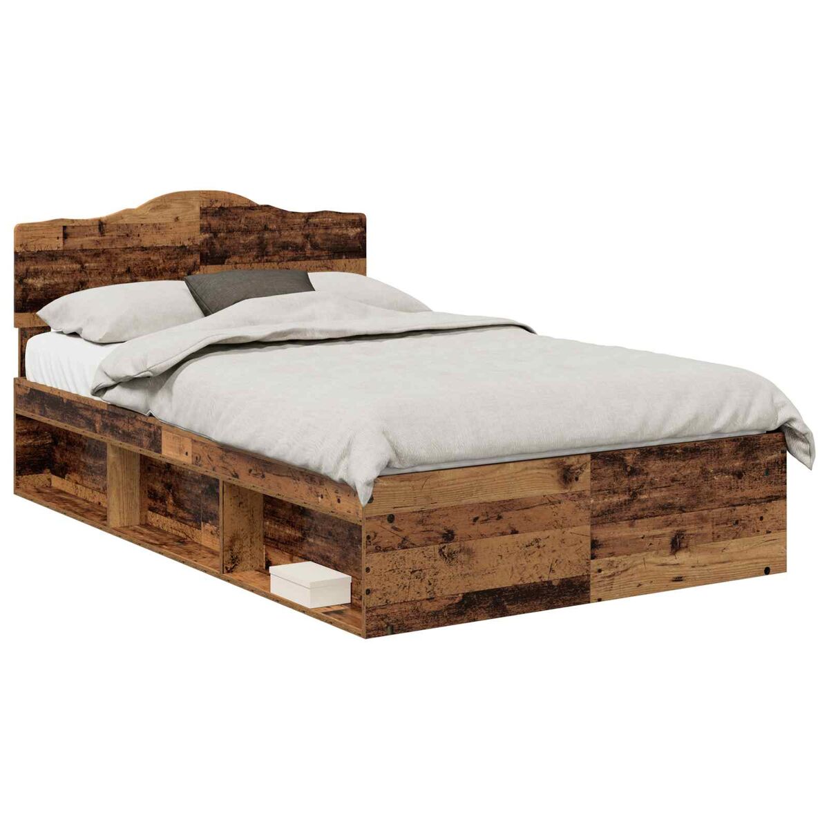 Estructura de cama matrimonial 138x196 Madera