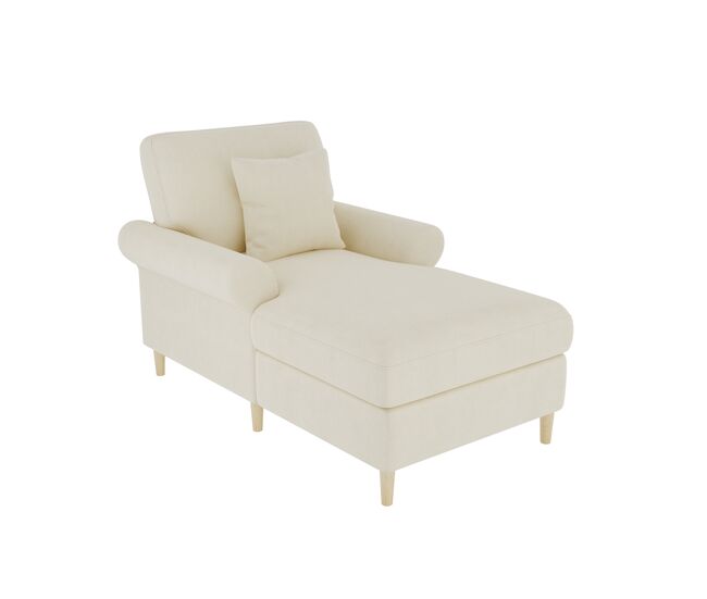 Sofá diván de terciopelo,beige