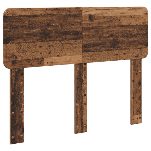 Estrutura de cama de casal com cabeceira - Madeira antiga 135 x 190 cm
