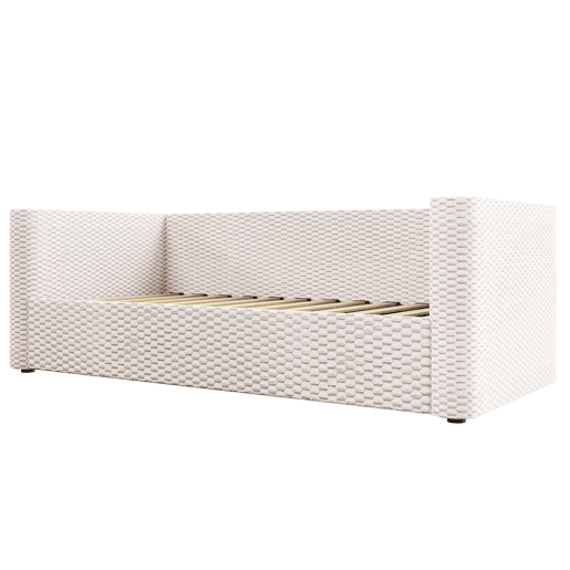 Cama de dia 90x200 cm - com iluminação LED, mecanismo hidráulico de arrumação, sem colchão, bege