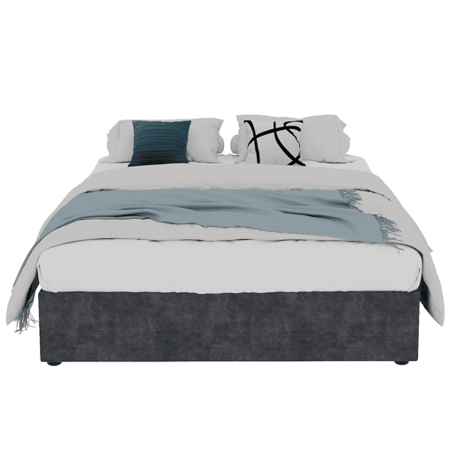 Cama moderna 160x200 cm - estilo simples, com elevação hidráulica - Cinza Cama moderna 160x200 cm - estilo simples, com elevação hidráulica - Cinza