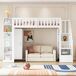 Cama alta para niños Cama alta para niños Blanco