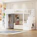 Cama alta para niños Cama alta para niños Blanco