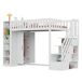 Cama alta para niños Cama alta para niños Blanco