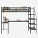 Cama alta para niños 106x197 Cama alta para niños 106x197 Negro