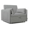Poltrona cama Nest 1 Nalui Recliner 3 em 1 (93x100x79cm) com 2 almofadas Gris