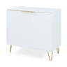 Aparador Trondi 2 portas 75x80x40cm - Branco en.casa