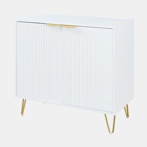 Aparador Trondi 2 portas 75x80x40cm - Branco en.casa