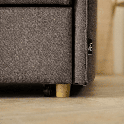 Poltrona cama Nest 1 Nalui Recliner 3 em 1 (93x100x79cm) com 2 almofadas Marrón Chocolate