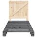 Estructura de cama individual para adultos 90x200 Estructura de cama individual para adultos 90x200 Gris/natural