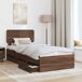 Estructura de cama individual para adultos 101x203 Estructura de cama individual para adultos 101x203 Madera Clara