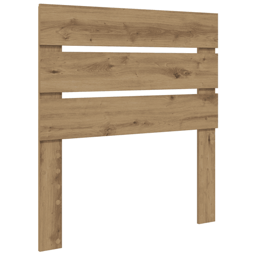 Estrutura de cama de solteiro para adultos com Cabeceira - Carvalho Artesanal 100 x 200 cm