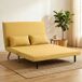 Sofá Cama Lino HOMCOM, hogar - sofás y butacas Sofá Cama Lino HOMCOM, hogar - sofás y butacas Amarillo