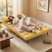 Sofá Cama Lino HOMCOM, hogar - sofás y butacas Sofá Cama Lino HOMCOM, hogar - sofás y butacas Amarillo