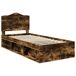 Estructura de cama individual para adultos 103x206 Estructura de cama individual para adultos 103x206 Marrón
