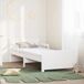 Estructura de cama individual para adultos Estructura de cama individual para adultos Blanco