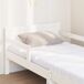 Estructura de cama individual para adultos Estructura de cama individual para adultos Blanco