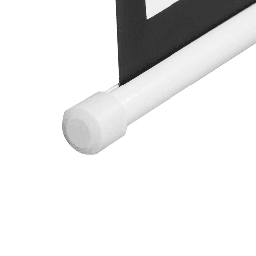 HOMCOM Ecrã de Projeção Manual 120 Polegadas, Ecrã de Projeção, Formato 4:316:9, para Interior e Exterior, Eventos Desportivos, Cinema em Casa, Escritório, Jardim, 244x183 cm, Branco