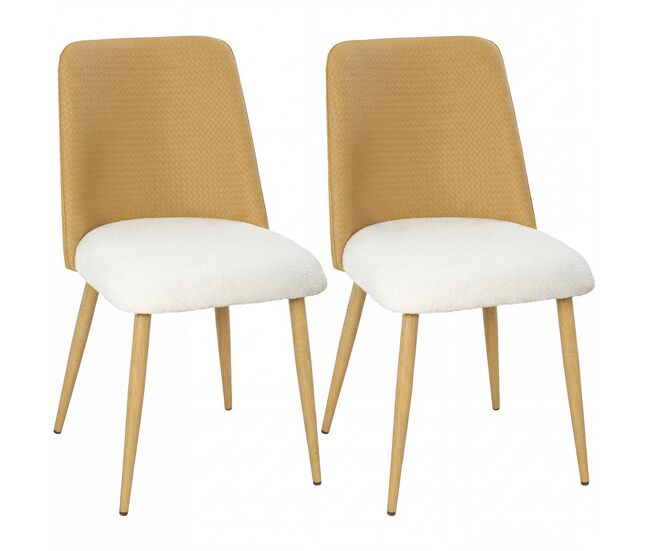Sillas de Comedor PU, Lino HOMCOM, hogar - muebles de comedor