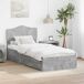 Estructura de cama individual para adultos 103x206 Estructura de cama individual para adultos 103x206 Gris