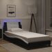 Estructura de cama individual para adultos 85x218 Estructura de cama individual para adultos 85x218 Blanco/ Negro