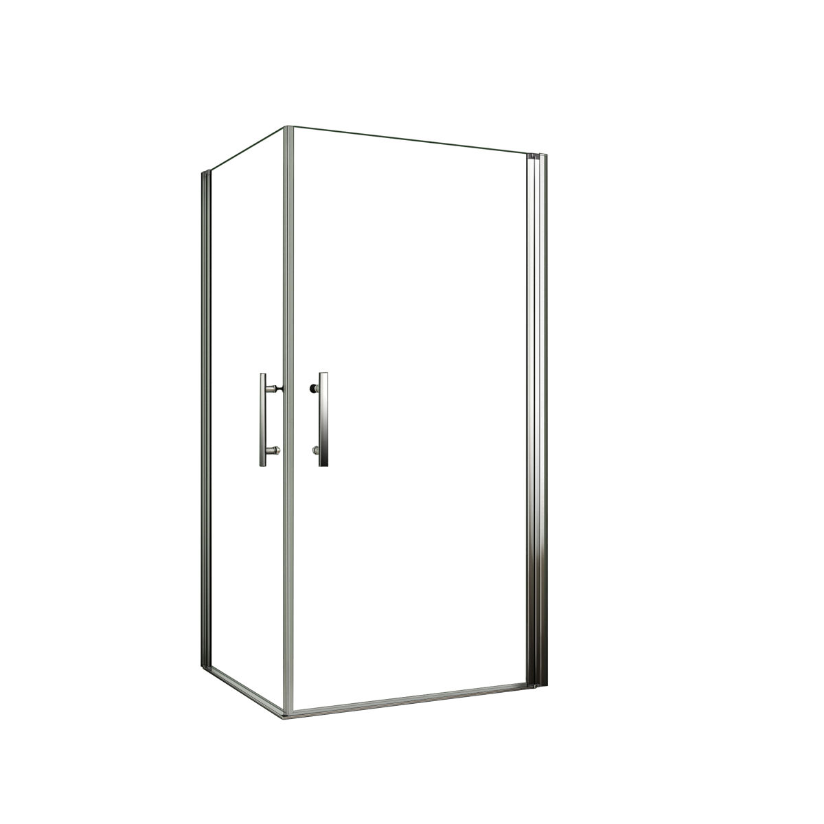 Mampara de ducha abatible giratoria vidrio antical