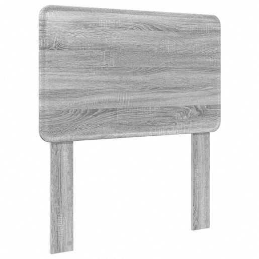 Estrutura de cama de solteiro para adultos com Cabeceira - Cinza Sonoma 100 x 200 cm