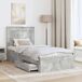 Estructura de cama individual para adultos 100x200 Estructura de cama individual para adultos 100x200 Gris