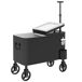 Carrito Nevera Acero, PU Outsunny, hogar - cocina Carrito Nevera Acero, PU Outsunny, hogar - cocina Blanco