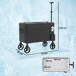 Carrito Nevera Acero, PU Outsunny, hogar - cocina Carrito Nevera Acero, PU Outsunny, hogar - cocina Blanco