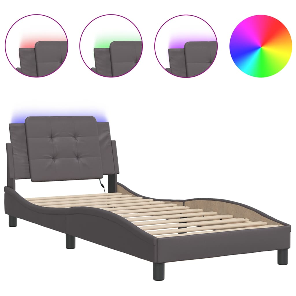 Estructura de cama individual para adultos 85x218